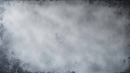 Poster - Chic white background with vintage distressed grunge texture, dark gray paint, grey stone or concrete wall, white banner, and new marble