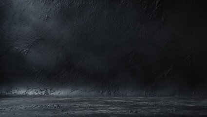 Poster - Black grunge backdrop complemented by dark wallpaper