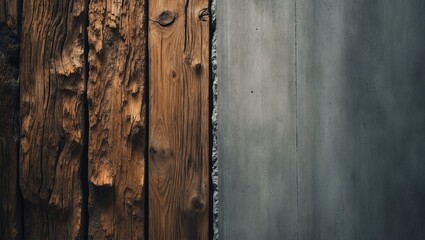 Poster - Background with a polished finish and mixed wooden texture patterns.