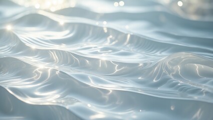 Poster - Texture of White Water Waves or Natural Ripple Backdrop