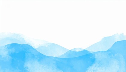 Poster - Calm blue waves serene coastal landscape digital art tranquil environment aerial view nature concept for relaxation