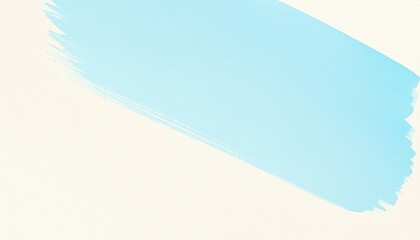 Poster - Creative blue paint stroke on white canvas art studio digital artwork minimalist environment artistic perspective