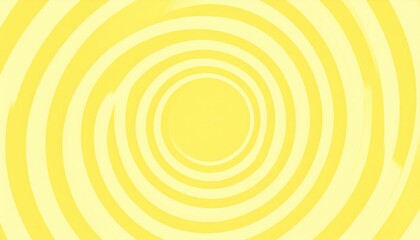Poster - Spiraling patterns in bright yellow digital artwork abstract vibrant creative concept