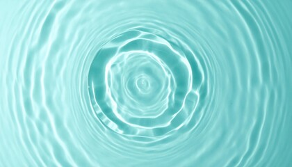 Aufkleber - Ripple effect in water close-up photography serene environment abstract concept