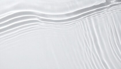 Aufkleber - Flowing water ripples serene environment abstract photography minimalist style close-up view