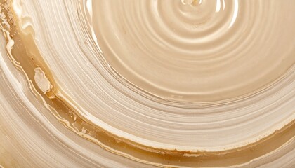 Poster - Captivating swirls of creamy paint art studio abstract close-up creative environment top-down perspective artistic expression