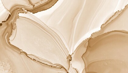 Poster - Elegant abstract design digital art minimalist style contemporary aesthetic soft tones and textures
