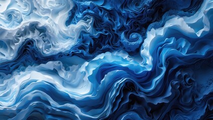 Poster - Blue texture effect. Stunning decorative abstract backdrop.