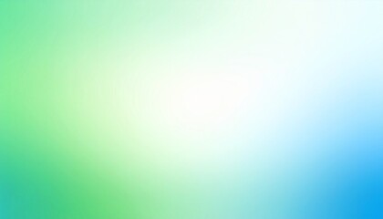 Poster - soft green blue gradient background abstract design