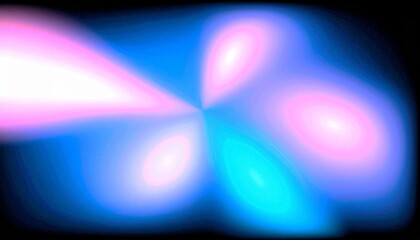 Poster - Abstract blue pink swirl light background design