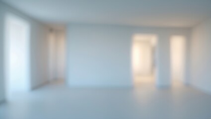 Poster - Unclear home interior. Hazy office backdrop.