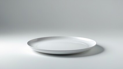 Poster - White background featuring a plate