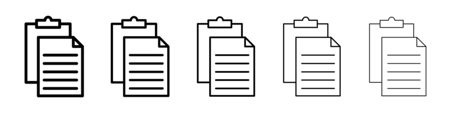 Paste icon concept. graphic design, logo, Web, UI.