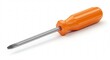 © Creative View - Orange Handle Flat Screwdriver Isolated