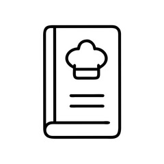 Poster - Cookbook Icon Representing Recipe Guide