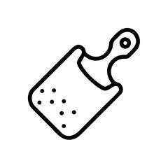 Poster - Cutting Board Icon Representing Food Preparation

