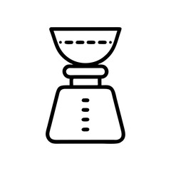 Poster - Kitchen Scale Icon Representing Ingredient Measurement and Cooking Precision