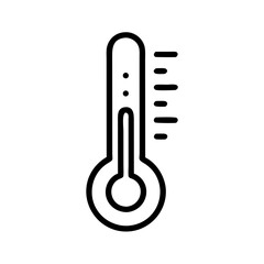 Poster - Thermometer Icon Representing Temperature Measurement and Health Monitoring