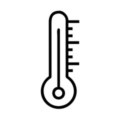 Poster - Thermometer Icon Representing Temperature Measurement and Health Monitoring