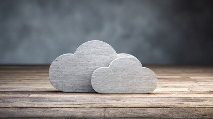 Poster - advanced cloud-powered capital reserve stress test icon concept for financial stability and risk ass