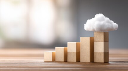 Poster - icon concept of cloud-verified sme ecosystem health for evaluating small business growth and develop