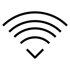 Poster - Wireless vector icon