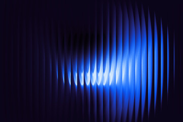white-light blue-blue glass gradient on a black background — an atmospheric, cybernetic pattern with