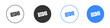 © Pop - Ticket icon editable flat vector illustration concept.