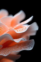 Aufkleber - Delicate coral-inspired sculpture showcasing intricate design and color variations