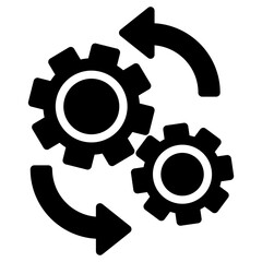 Poster - Processing vector icon