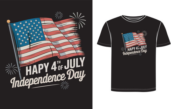 Independence Day T Shirt Design