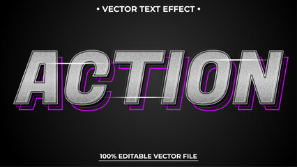 Poster - Modern editable text style effect carbon texture and futuristic style