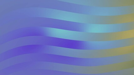 Wall Mural - Abstract animated blurred wavy background with vibrant colors and seamless motion