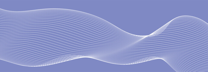 Poster - light blue and white fluid lines, flowing waves minimal design digital art smooth gradient soft tones, Dynamic red shapes composition, minimal round lines abstract background