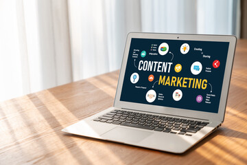 Poster - content marketing for modish online business and e-commerce marketing strategy