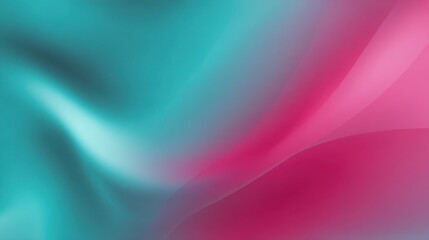 Poster - Colorful Abstract Background with Soft Waves in Pink and Blue Gradients for Modern Design Projects and Creative Artwork Displays