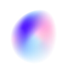 Poster - PNG Color blend gradation texture, holographic iridescent round circles with liquid vibrant gradient blur. Lo-fi multicolor vintage retro design.