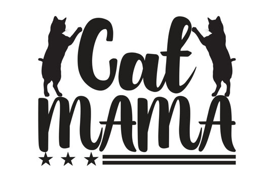 Cat Mama,cat svg design.