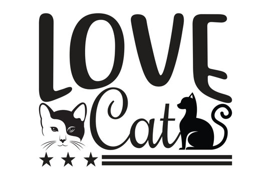 Love Cat t-shirt design