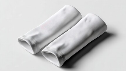 Aufkleber - Two white gloves with a wood grain pattern