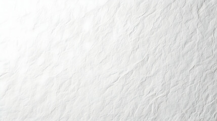 Poster - Subtle variations on white crumpled paper highlighting its textured surface