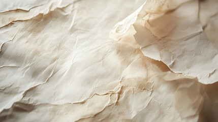 Poster - Abstract textural composition featuring distressed paper with visible aging effects