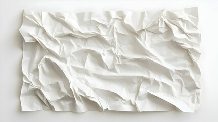 Aufkleber - Textured abstract backdrop showcasing a blank crumpled piece of paper