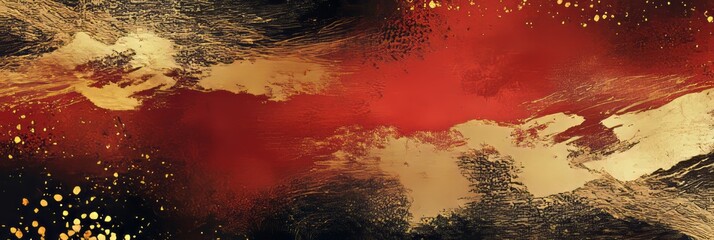 Poster - Bold abstract artwork featuring vibrant colors and dynamic textures for modern interior spaces