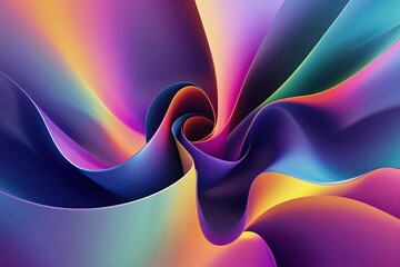 Poster - Dynamic Gradient Visuals for Magazine and Flyer Design