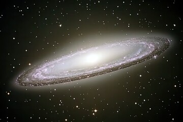 Wall Mural - Spiral galaxy in deep space (50)