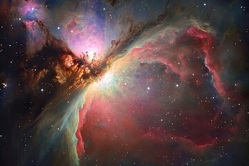 Wall Mural - Nebulae, cosmic clouds, interstellar dust