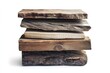 © anak - Stacked rustic wood slices, various textures and tones
