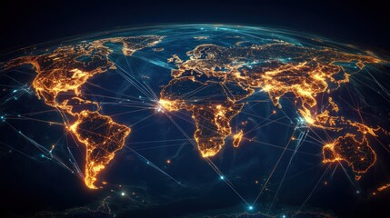 Poster - Global Network Connections
