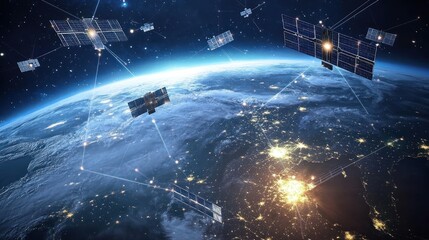 Poster - Global satellite network